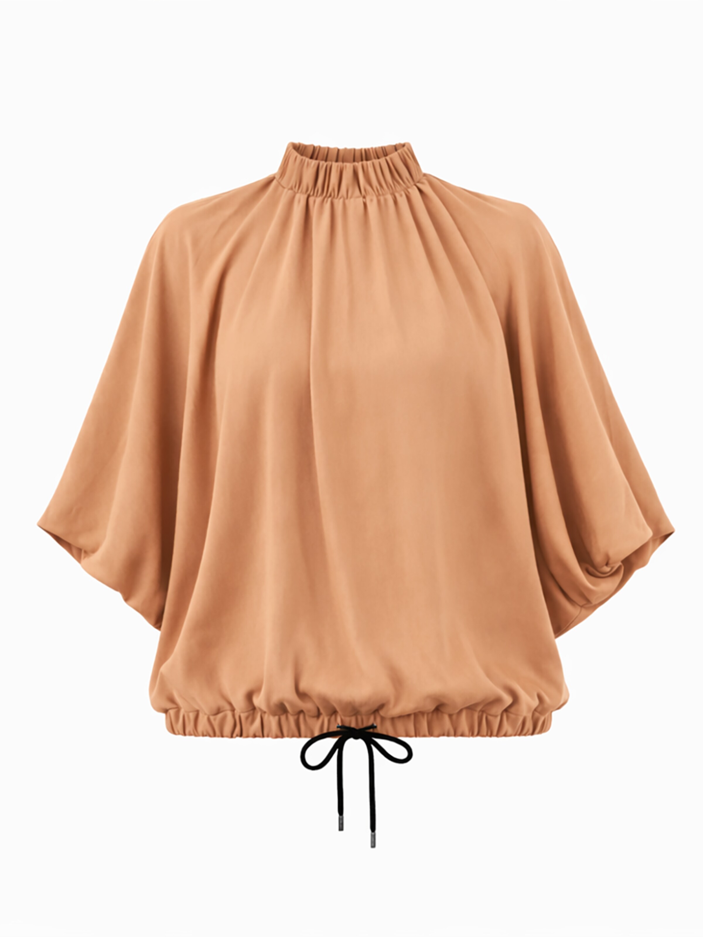 IUnique Blus 'Kimono Blouse' i brun: framsida