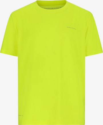 T-Shirt 'Vernon V2 Jr. Performance SS Tee' ENDURANCE en jaune : devant