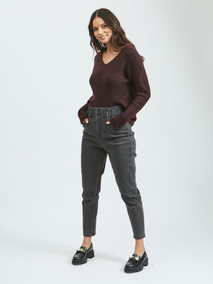 VILA Jeans in Schwarz 
