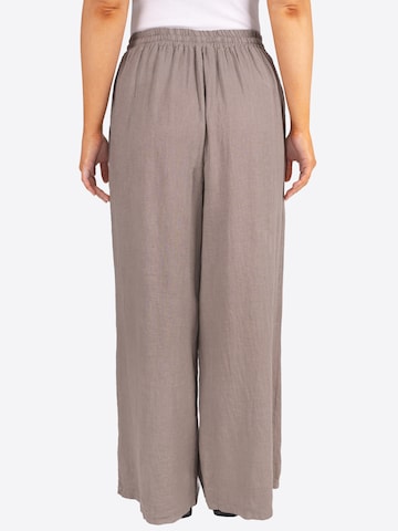 Wide Leg Pantalon 'Perla ' Seasons of April en marron