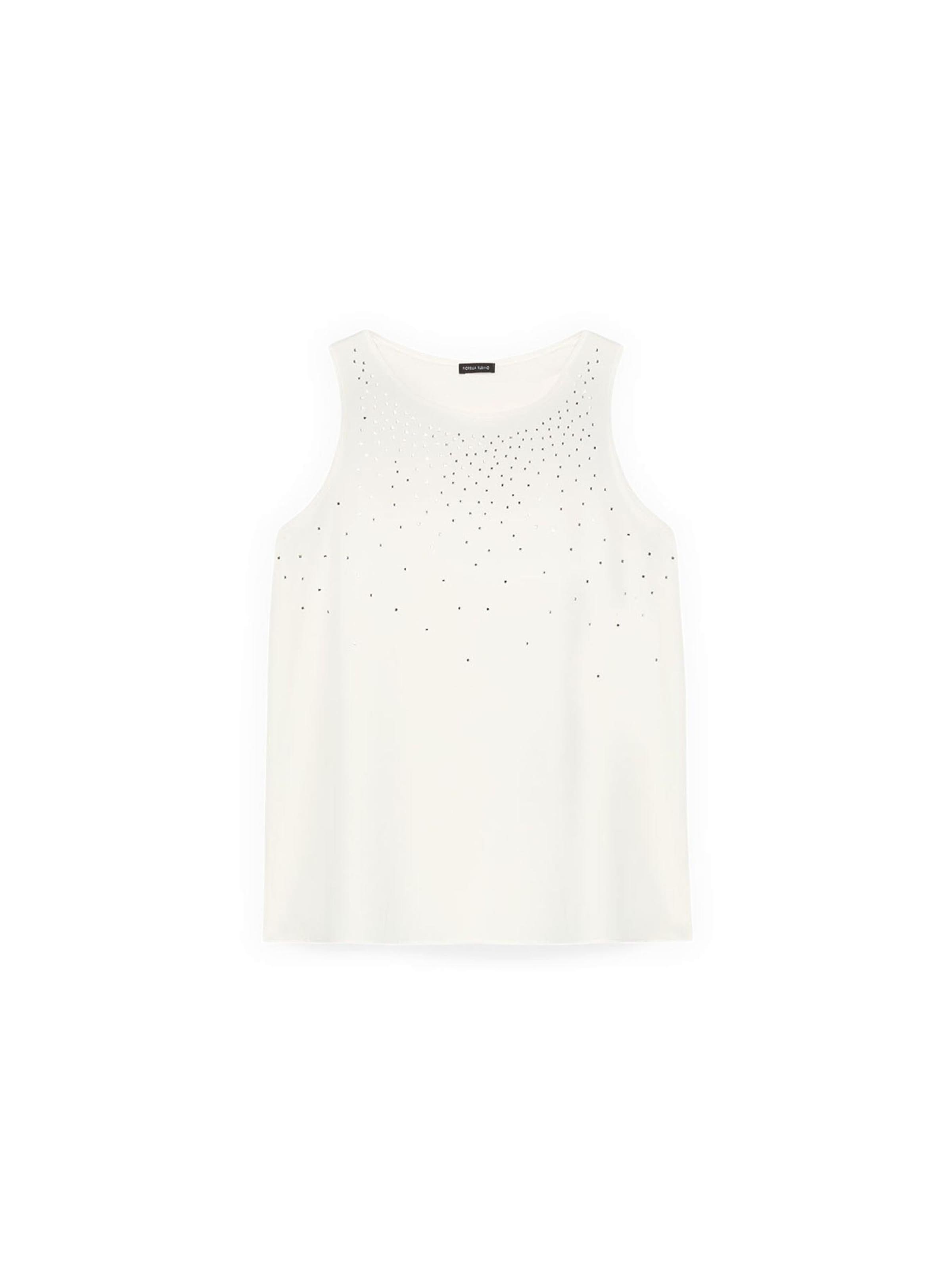 Fiorella Rubino Top in White: front