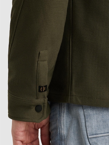 PME Legend - Chaqueta de entretiempo 'PME LEGEND - Shirt jacket with  zipper closure and badge' en verde