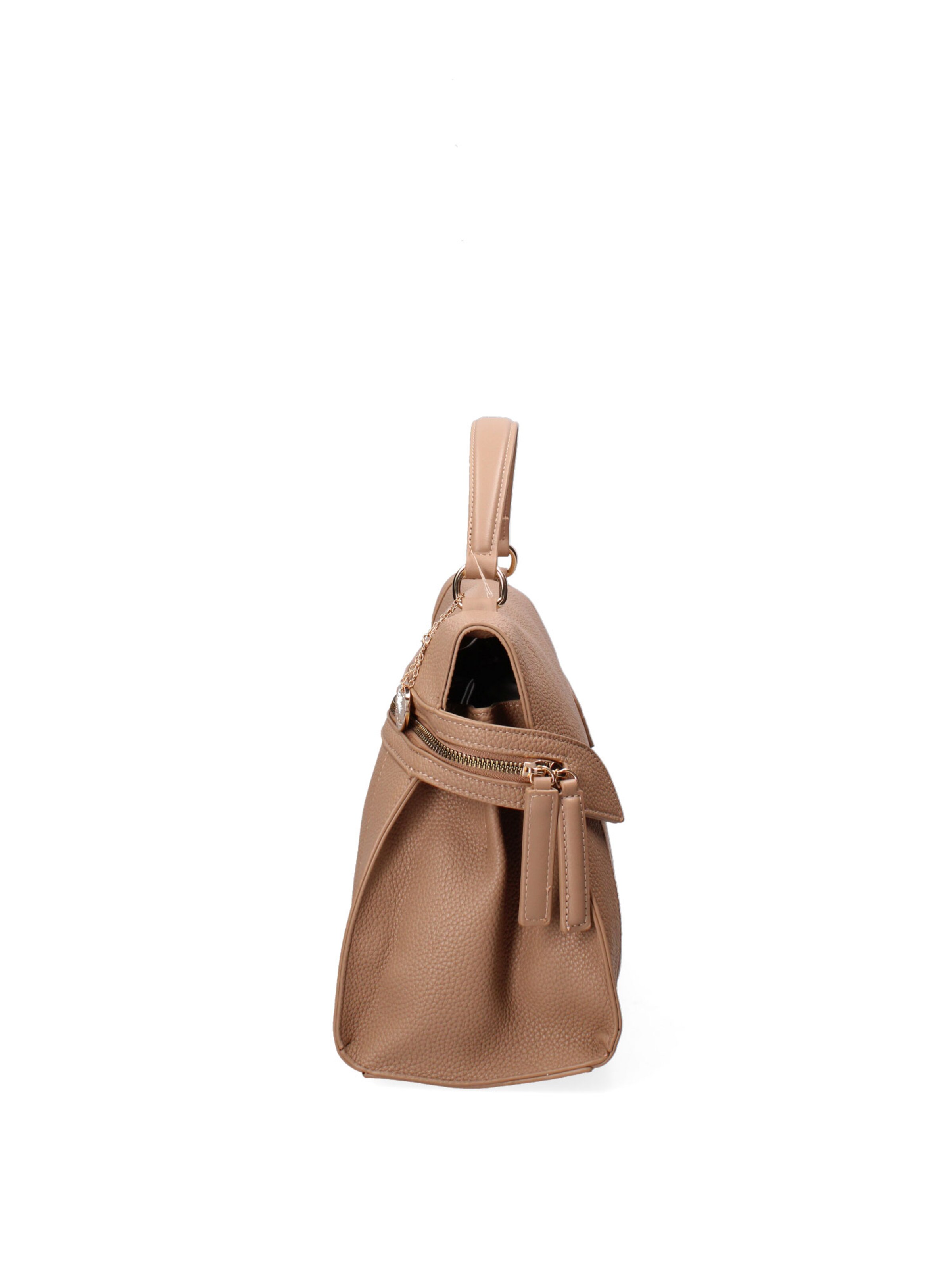Borsa a mano 'Borsa a Mano Donna Ecopelle - Zip e Tracolla Rimovibile' di Diana&Co. in marrone