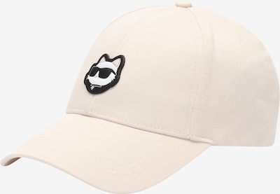 Kepurė 'IKON' iš Karl Lagerfeld, spalva – kremo / juoda, Prekių apžvalga