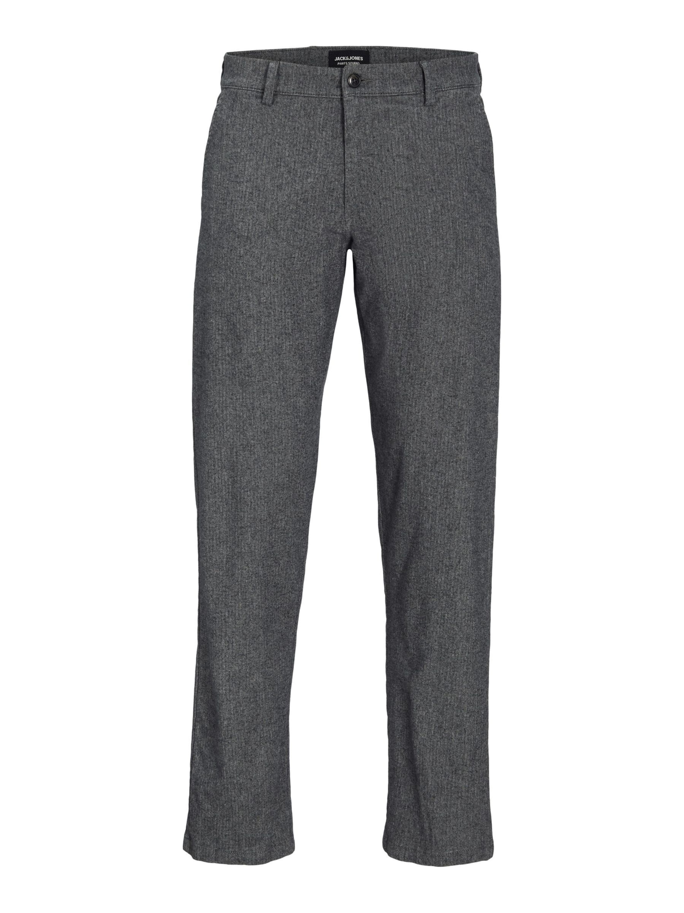 JACK & JONES Hose 'JHWKANE JJLOUIS' in Grau: Vorderseite
