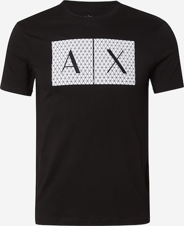 T-Shirt '8NZTCK' ARMANI EXCHANGE en noir : devant