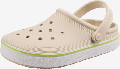 Crocs Clogs in beige / apfel / weiß, Produktansicht