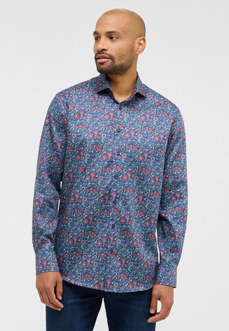 ETERNA Regular fit Button Up Shirt 'Modern fit' in Blue