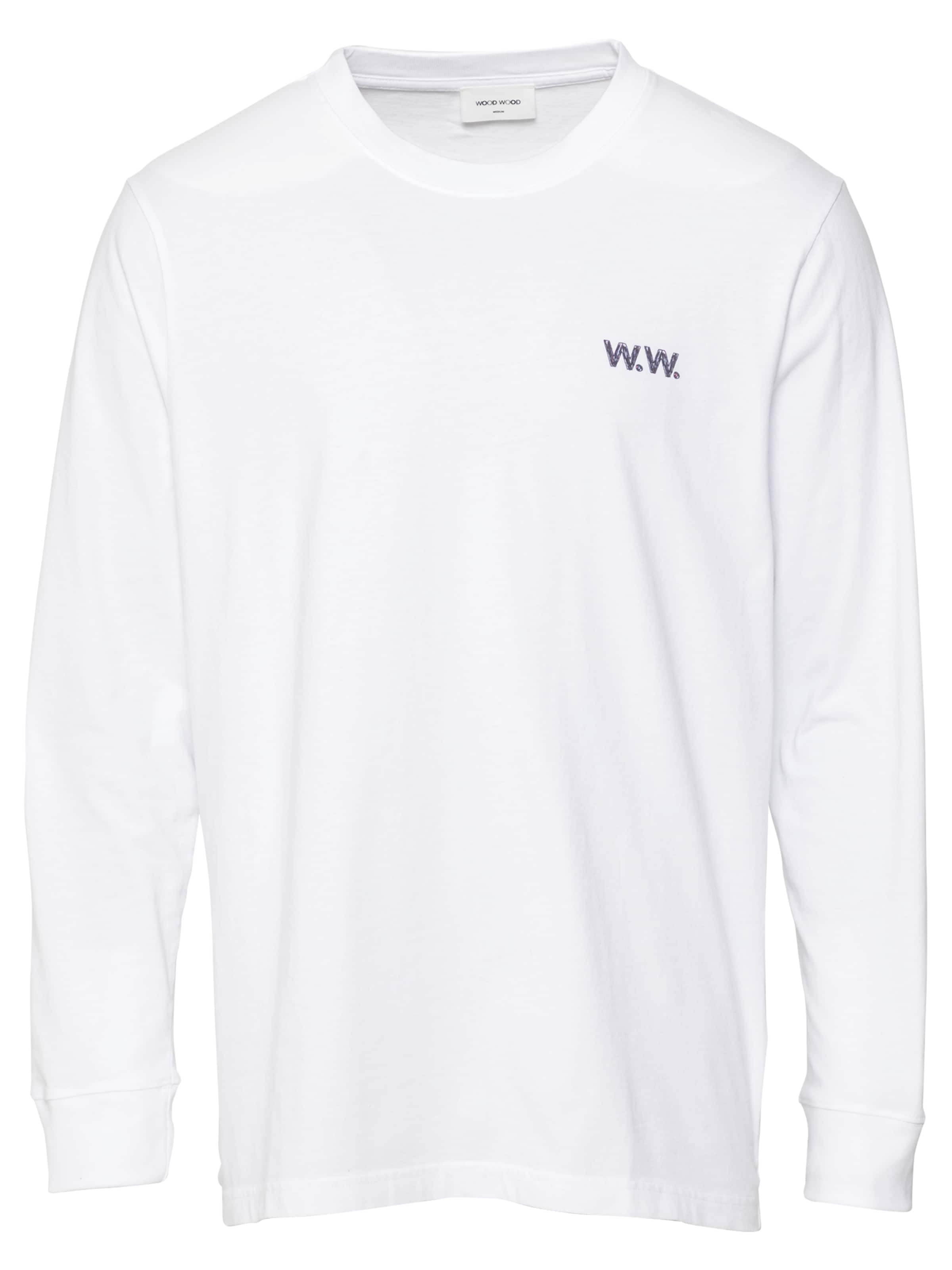 WOOD WOOD - Camisa 'Mark Jon Pilkington' em branco: frente