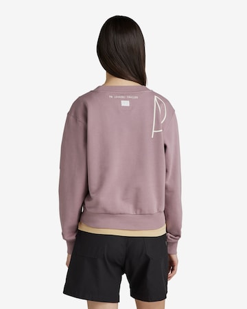 G-Star RAW Sweatshirt in Purple