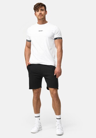 T-Shirt 'Lutzy' INDICODE JEANS en blanc