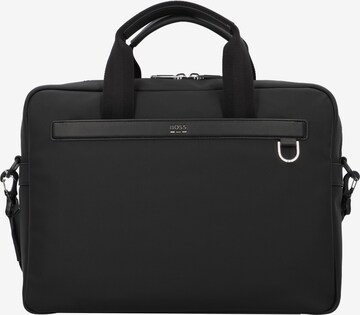 Borsa portadocumenti 'Jinko' di BOSS in nero: frontale