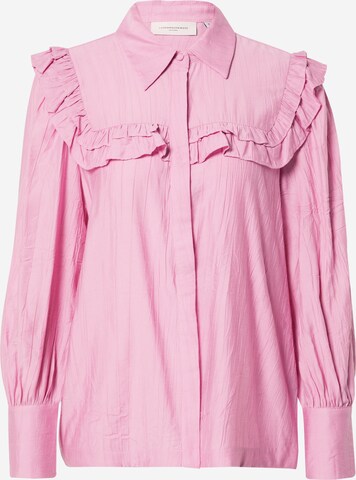 Copenhagen Muse Bluse 'STRUCK' in Pink: predná strana