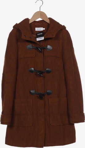 hessnatur Jacket & Coat in S in Brown: front