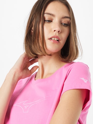 T-shirt fonctionnel MIZUNO en rose