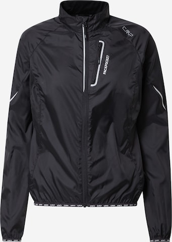 Veste de sport CMP en noir : devant