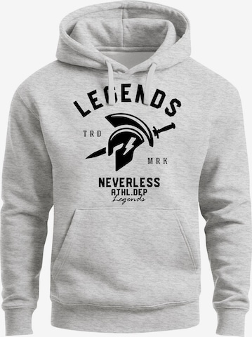 Neverless Sweatshirt 'Legends' in Grau: Vorderseite