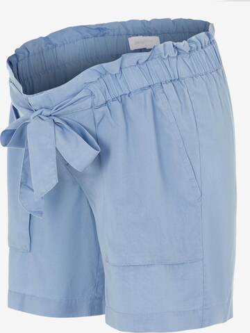 Pantaloni 'Newbethune' di MAMALICIOUS in blu: frontale