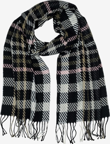 COLLEZIONE ALESSANDRO Scarf 'Elegant' in Black: front