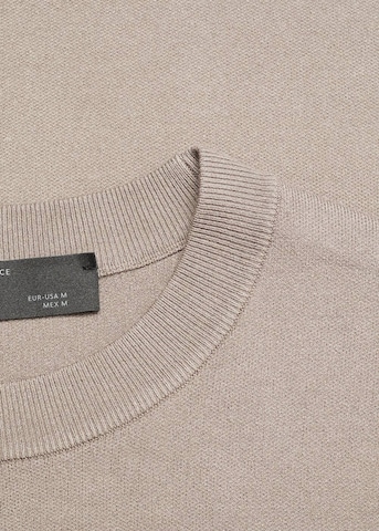 MANGO MAN Pullover 'Luxus' in Beige