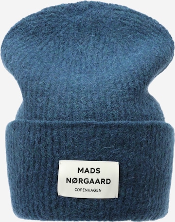 MADS NORGAARD COPENHAGEN Czapka 'Anju' w kolorze niebieski