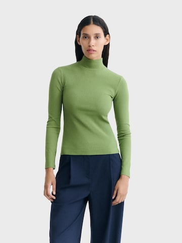 Thinking MU T-shirt ' AINE ' i grön: framsida