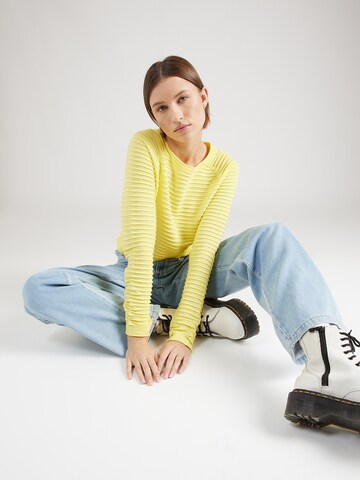 Pull-over QS en jaune