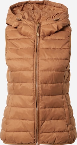 Gilet 'New Tahoe' di ONLY in marrone: frontale