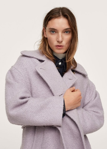 MANGO Between-Seasons Coat 'Dingdong' in Purple