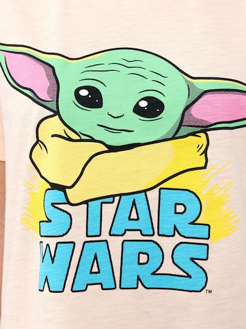 Recovered - Camiseta 'Star Wars The Mandalorian Child' en beige