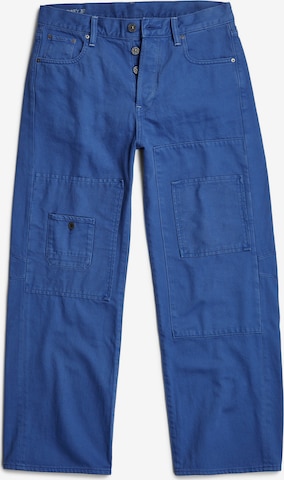Loosefit Jeans cargo G-Star RAW en bleu : devant