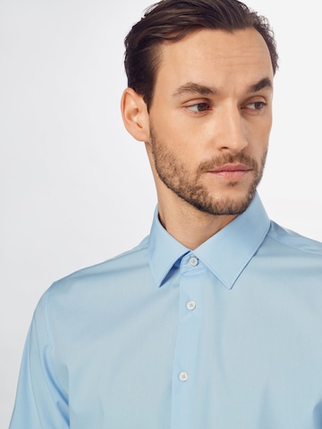 s.Oliver BLACK LABEL Slim fit Button Up Shirt in Blue