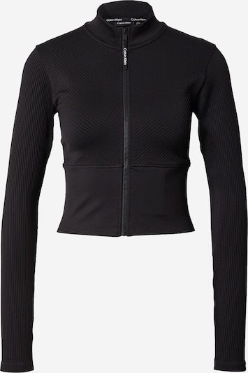 Calvin Klein Sport Sportstrickjacke in schwarz, Produktansicht