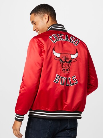 Mitchell & Ness Přechodná bunda – červená