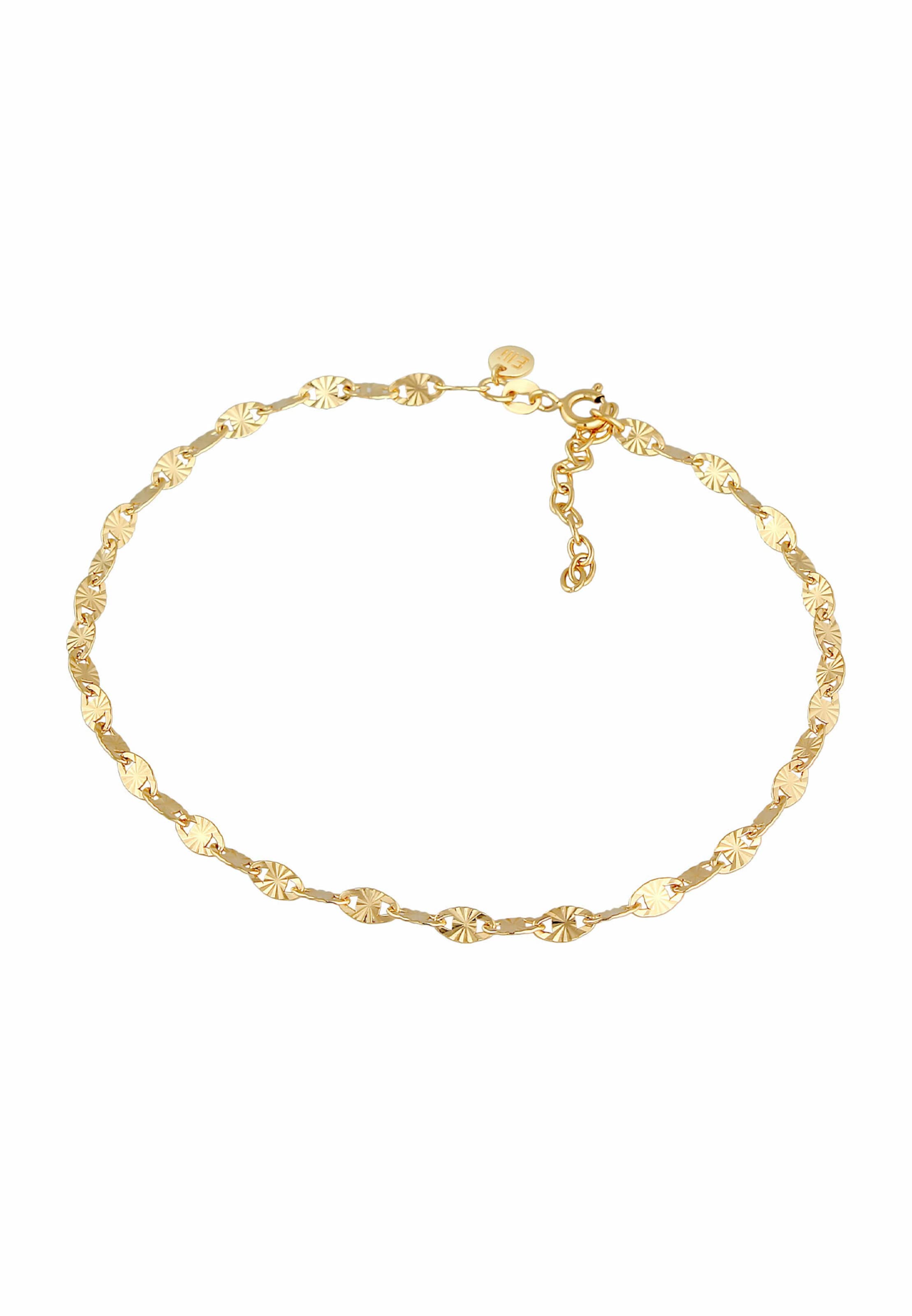 ELLI PREMIUM Украшения на ногу 'Geo' в Золотой