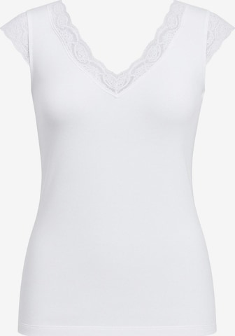 Maillot de corps Blackspade en blanc : devant