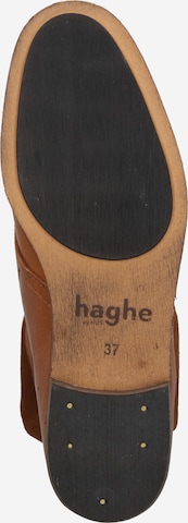 Stivaletto stringato 'Hally' di haghe by HUB in marrone