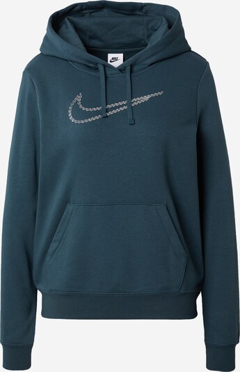 Nike Sportswear Sweatshirt em verde escuro / prata, Vista do produto