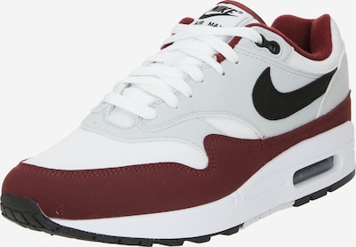 Sneaker low 'Air Max 1' Nike Sportswear pe roșu vin / negru / alb / alb natural, Vizualizare produs