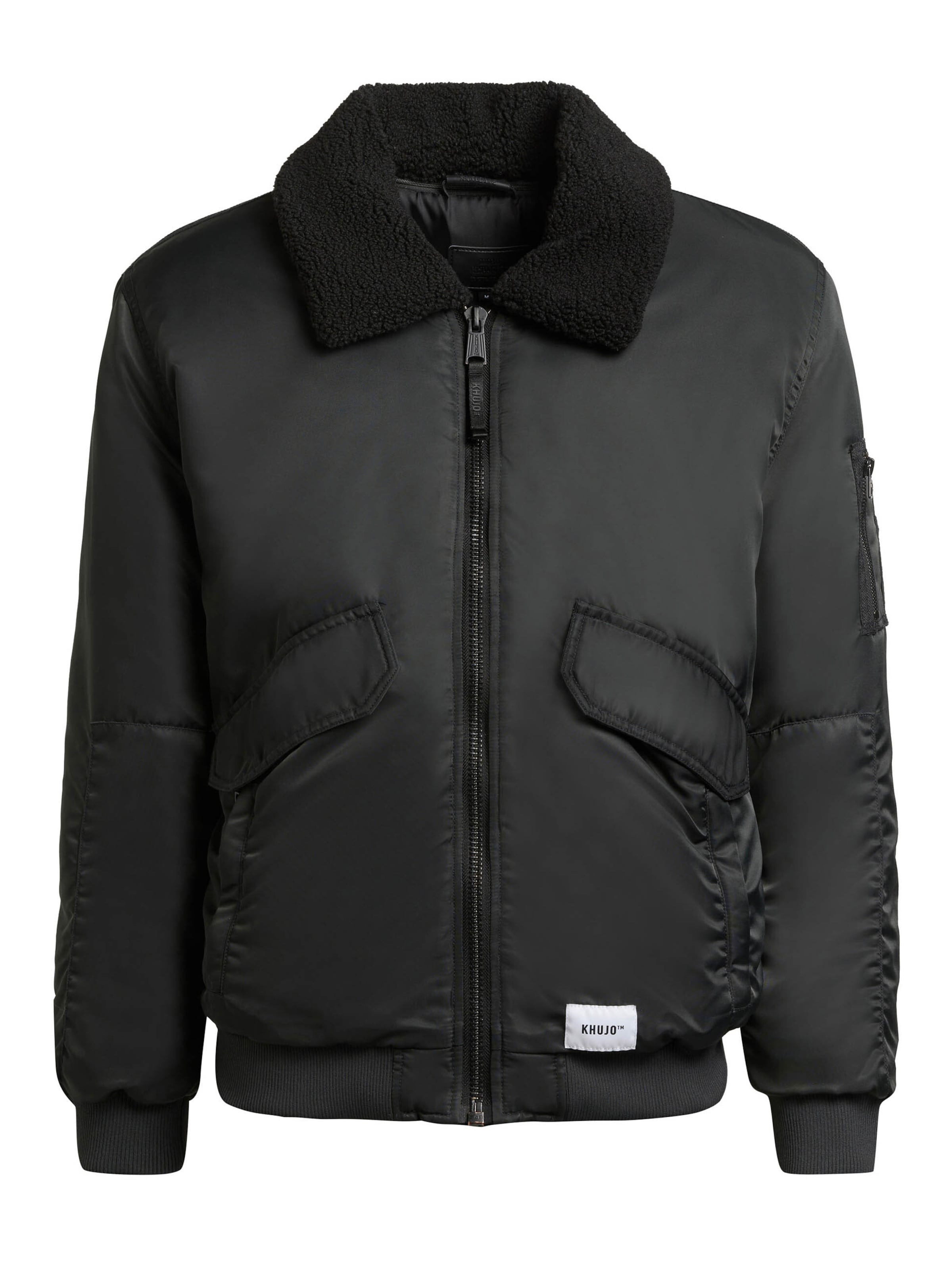 Giacca invernale 'Ground' di khujo in nero: frontale