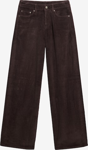Baggy Pantalon 'Jumbo' Superdry en marron : devant