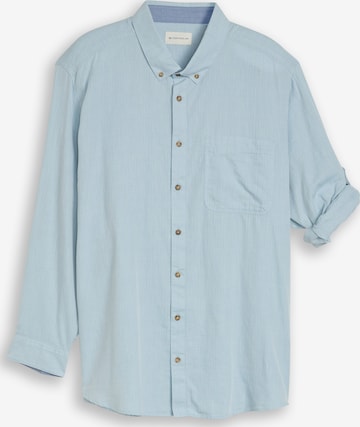 mėlyna TOM TAILOR Men + Standartinis modelis Marškiniai: priekis