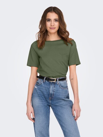 T-shirt ONLY en vert : devant