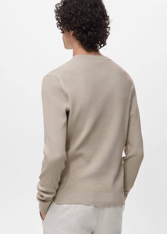 MANGO MAN Pullover 'Antigua' in Beige