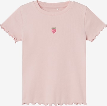 NAME IT T-shirt 'VIVEMMA' i rosa: framsida