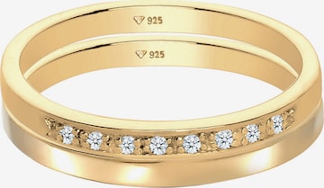 Elli DIAMONDS Ring Bandring, Ring Set in Gold