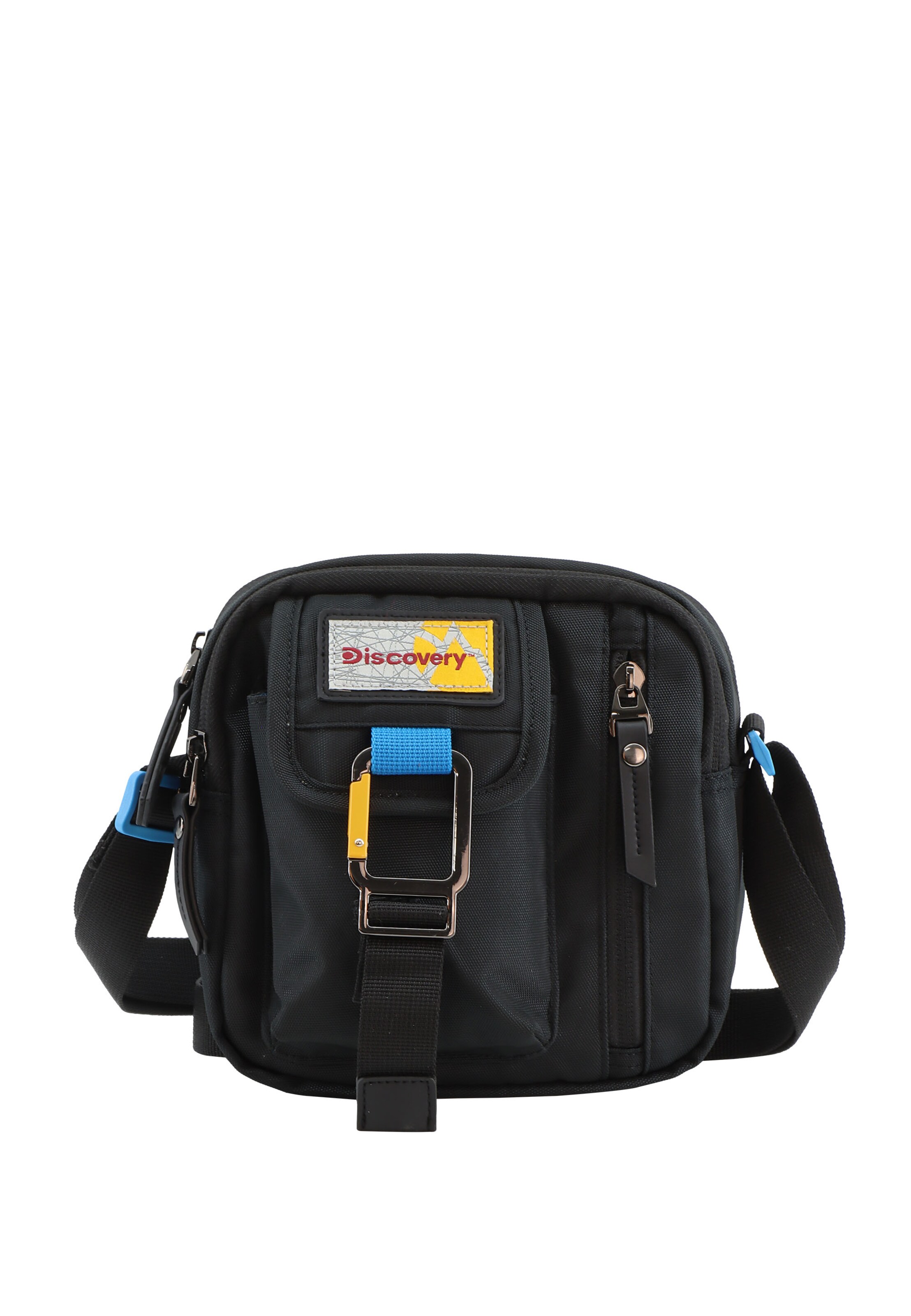 Discovery Shoulder Bag in Black: front