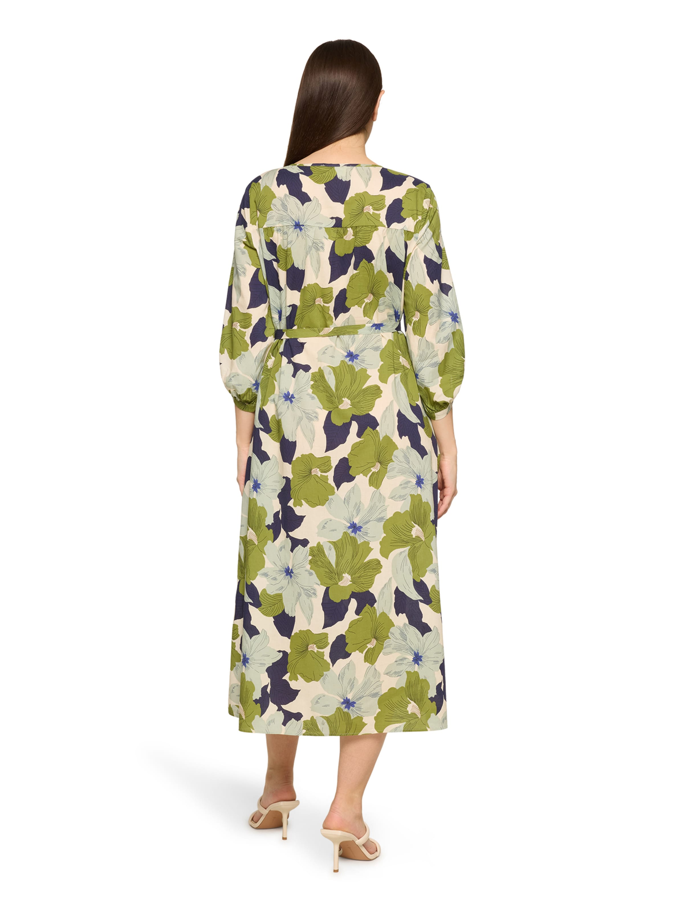 Cartoon Avondjurk in Wit