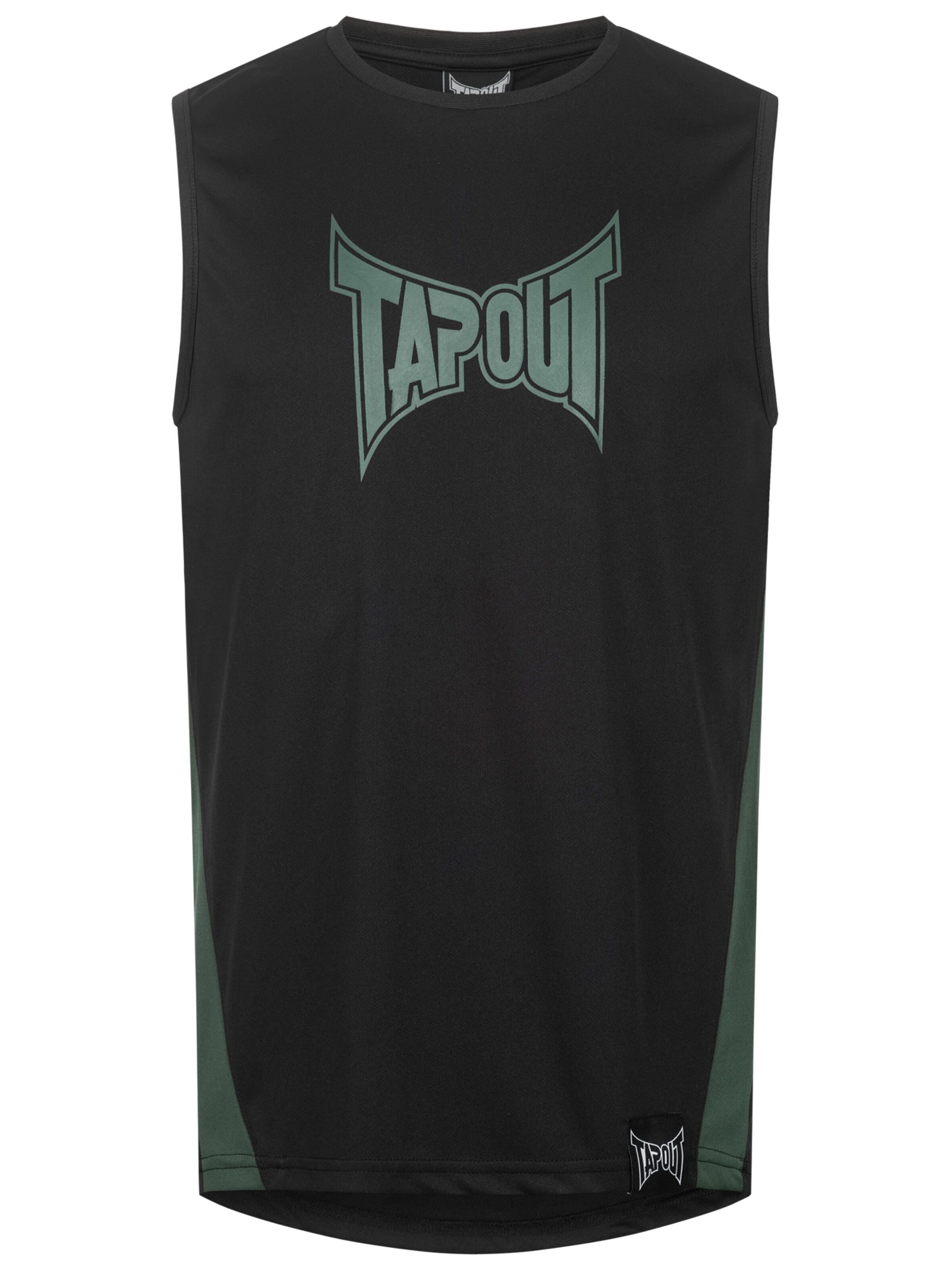 Tapout Μπλουζάκι σε μαύρο: μπροστά