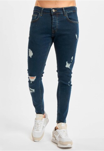 2Y Premium Skinny Jeans in Blauw: voorkant